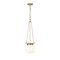 Z-Lite Calhoun Pendant, 1-Light, 9 In.W x 10.75 In.H, Heritage Brass/white opal 7505P9-HBR - alternate 8